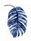 Indigo Palm II Poster Print by Melonie Miller # MMR114321